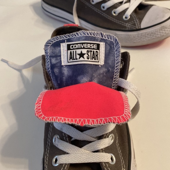 Gray and Pink Converse! - Picture 4 of 5